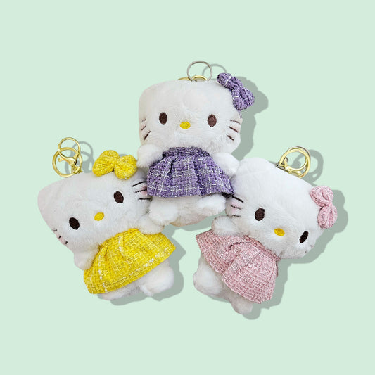 Sanrio Hello Kitty Kawaii Fluffy Keyring
